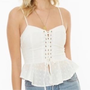 4SI3NNA Thea Top in White